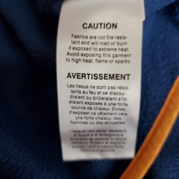 💥Columbia Fast Track Fleece Blue and Orange Hoodie - Picture 7 of 9